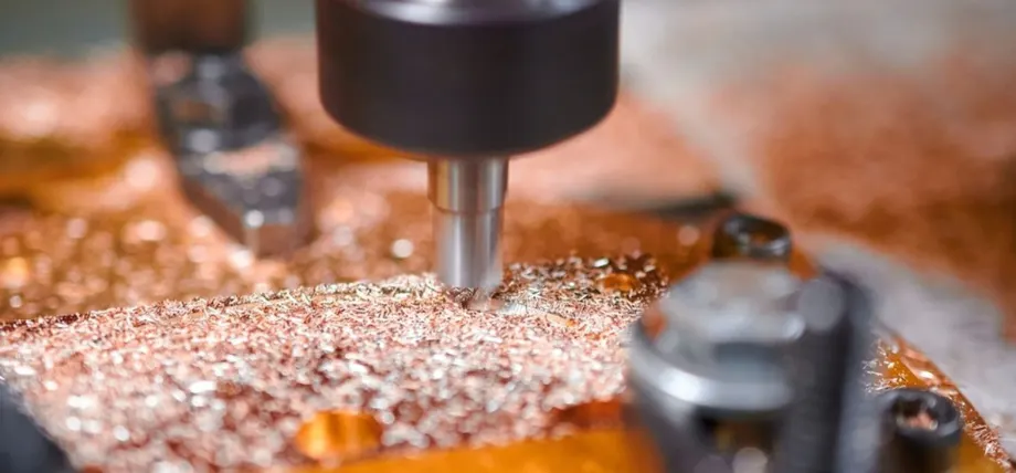 CNC precision machining of copper